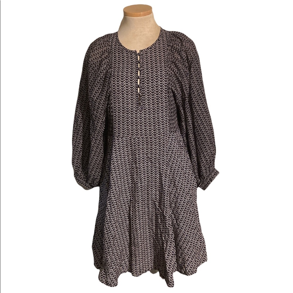 Anthropologie Maeve Nilaya Balloon Sleeve Dress Size XS